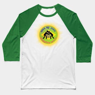 Grappling sport enthusiast logo style design Baseball T-Shirt